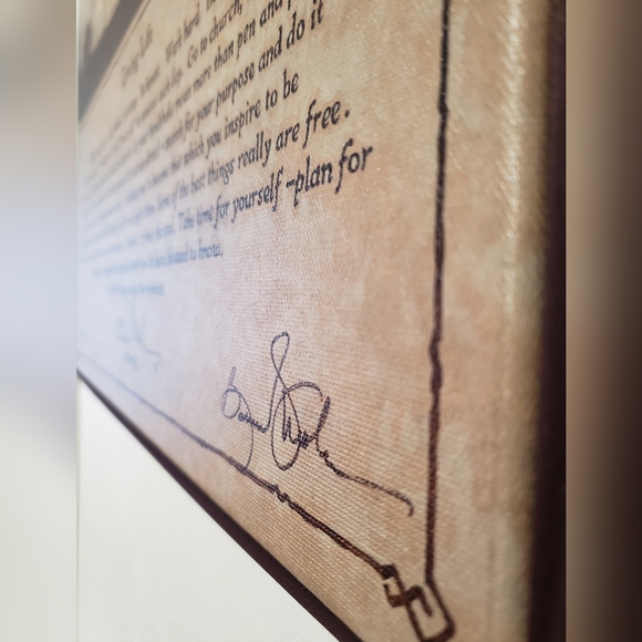 Living Life Bonnie Mohr Authentic Canvas signed and numbered Artwork - Picture 4 of 16